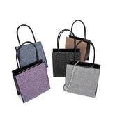 Sac fourre-tout à strass avec chaîne et diamants